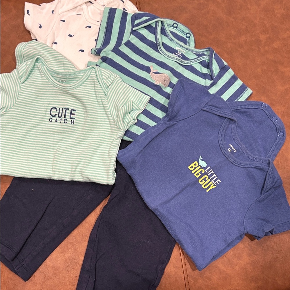 Carters Onesies with Pants Set